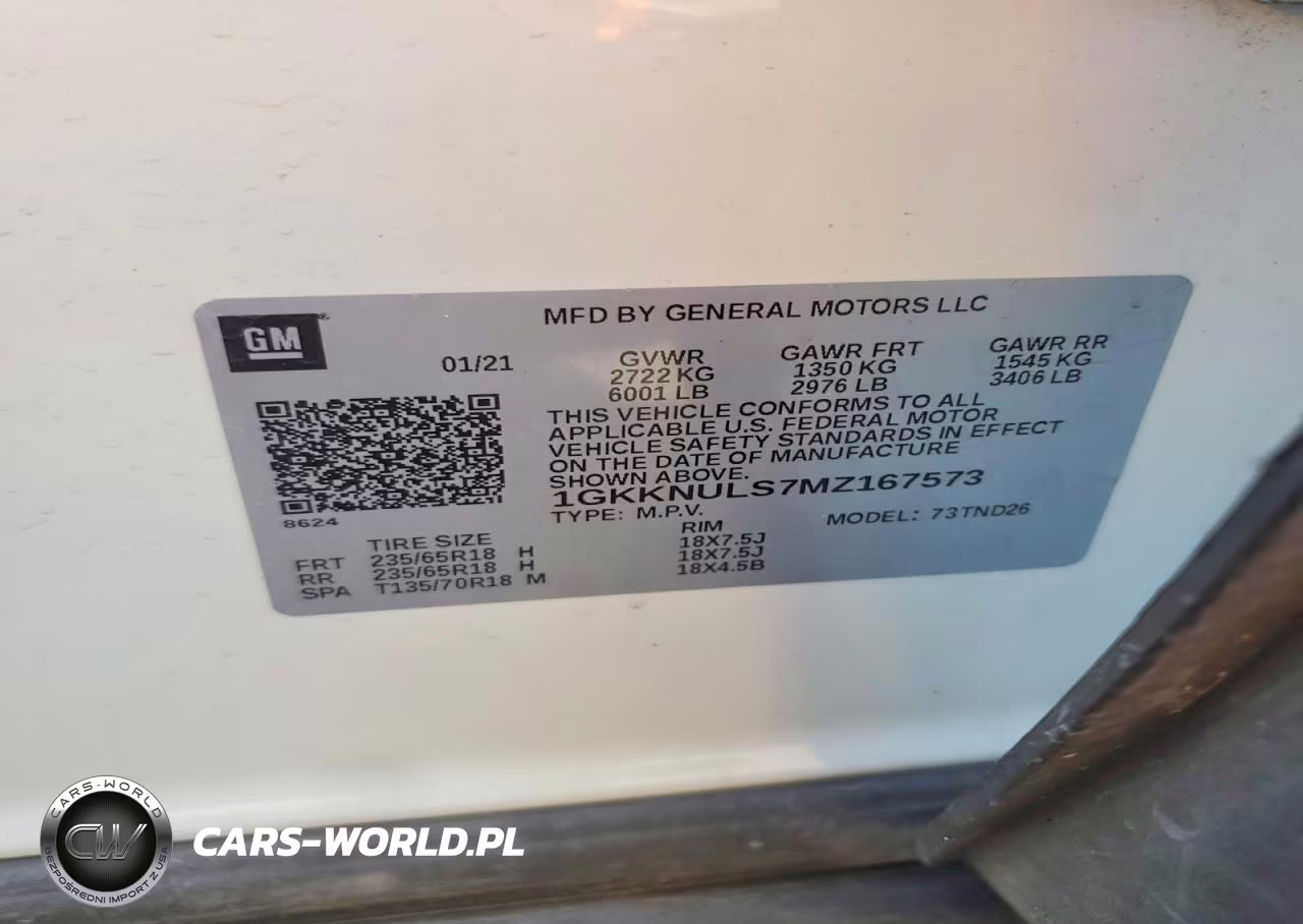 2021 GMC Acadia Slt VIN:1GKKNULS7MZ167573 - 13