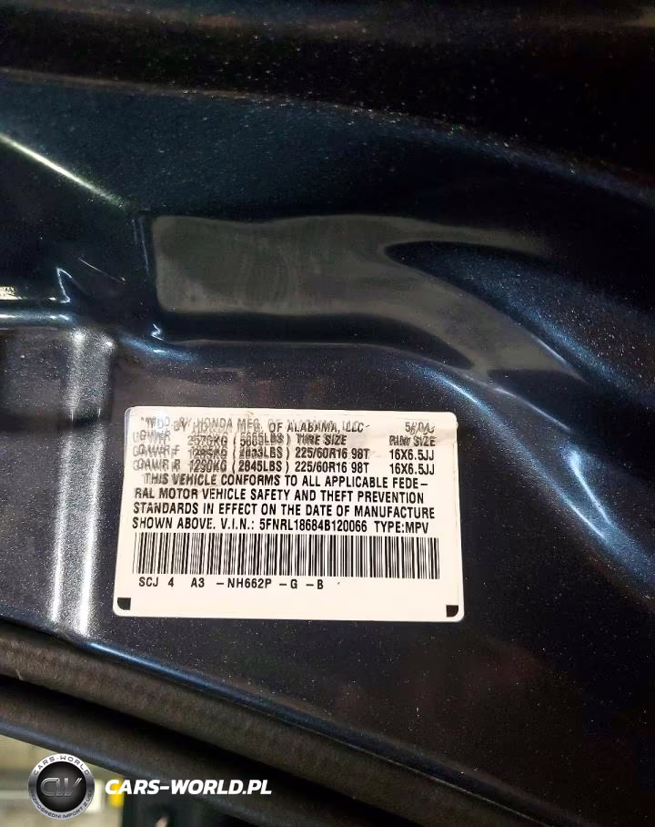 2004 Honda Odyssey Ex VIN:5FNRL18684B120066 - 13