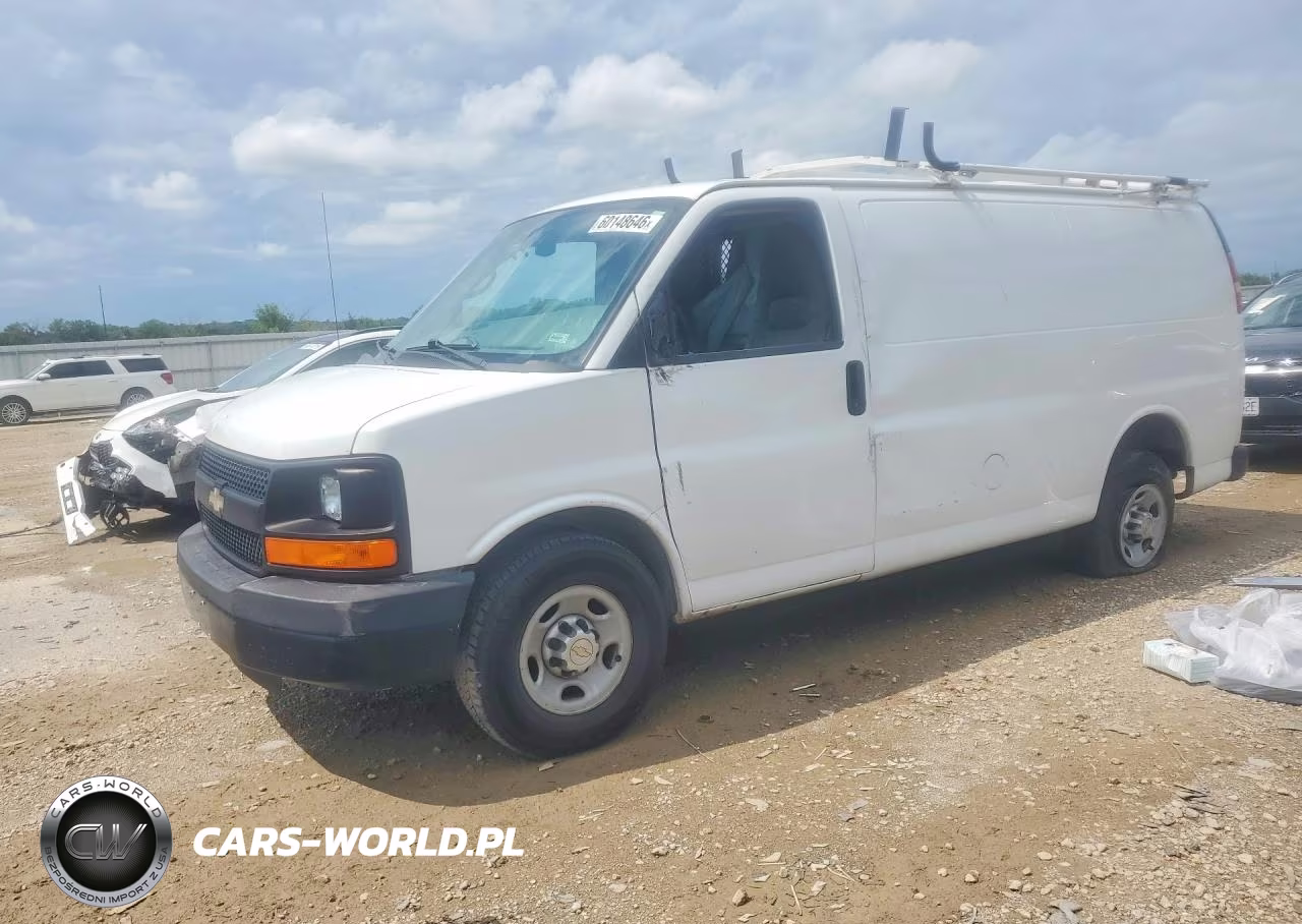 2013 Chevrolet Express 2500 Cargo Delivery Van VIN:1GCWGFCA0D1194008 - 1