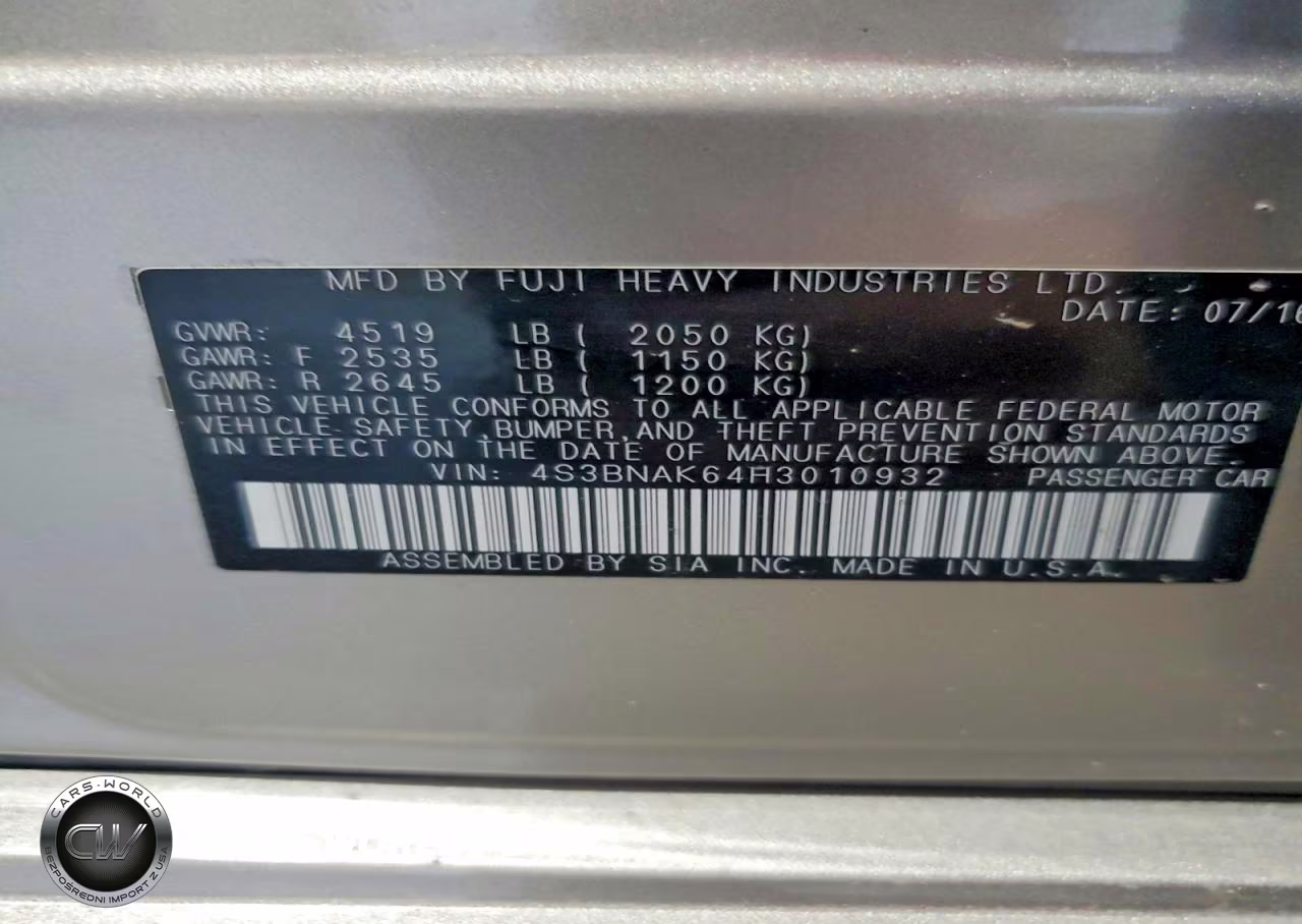 2017 Subaru Legacy 2.5I Limited VIN:4S3BNAK64H3010932 - 13