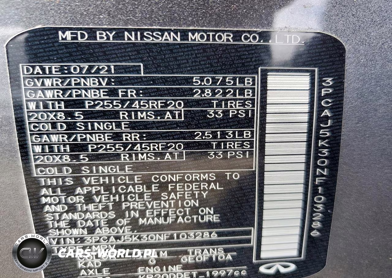 2022 Infiniti Qx55 Essential VIN:3PCAJ5K30NF103286 - 12