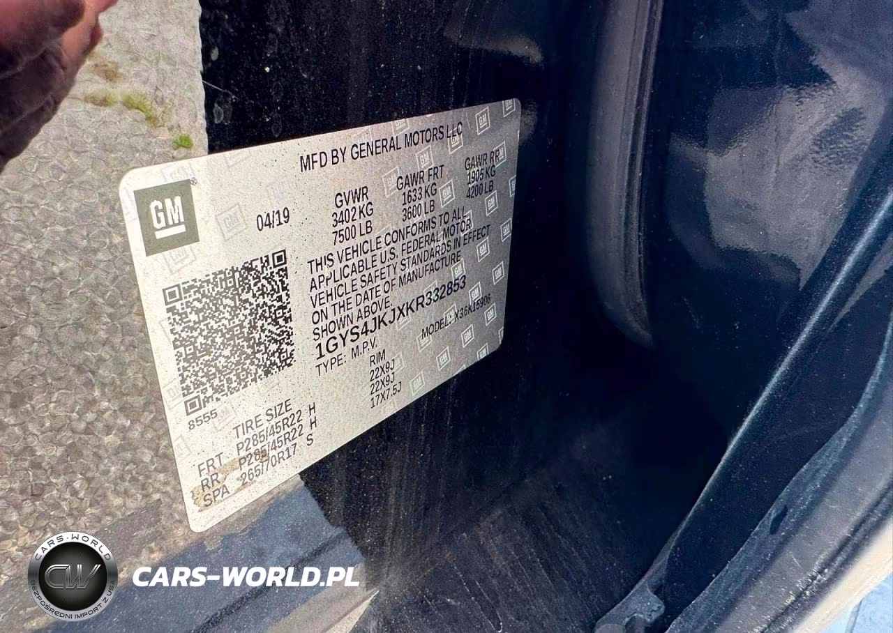 2019 Cadillac Escalade Esv Premium Luxury VIN:1GYS4JKJXKR332853 - 10