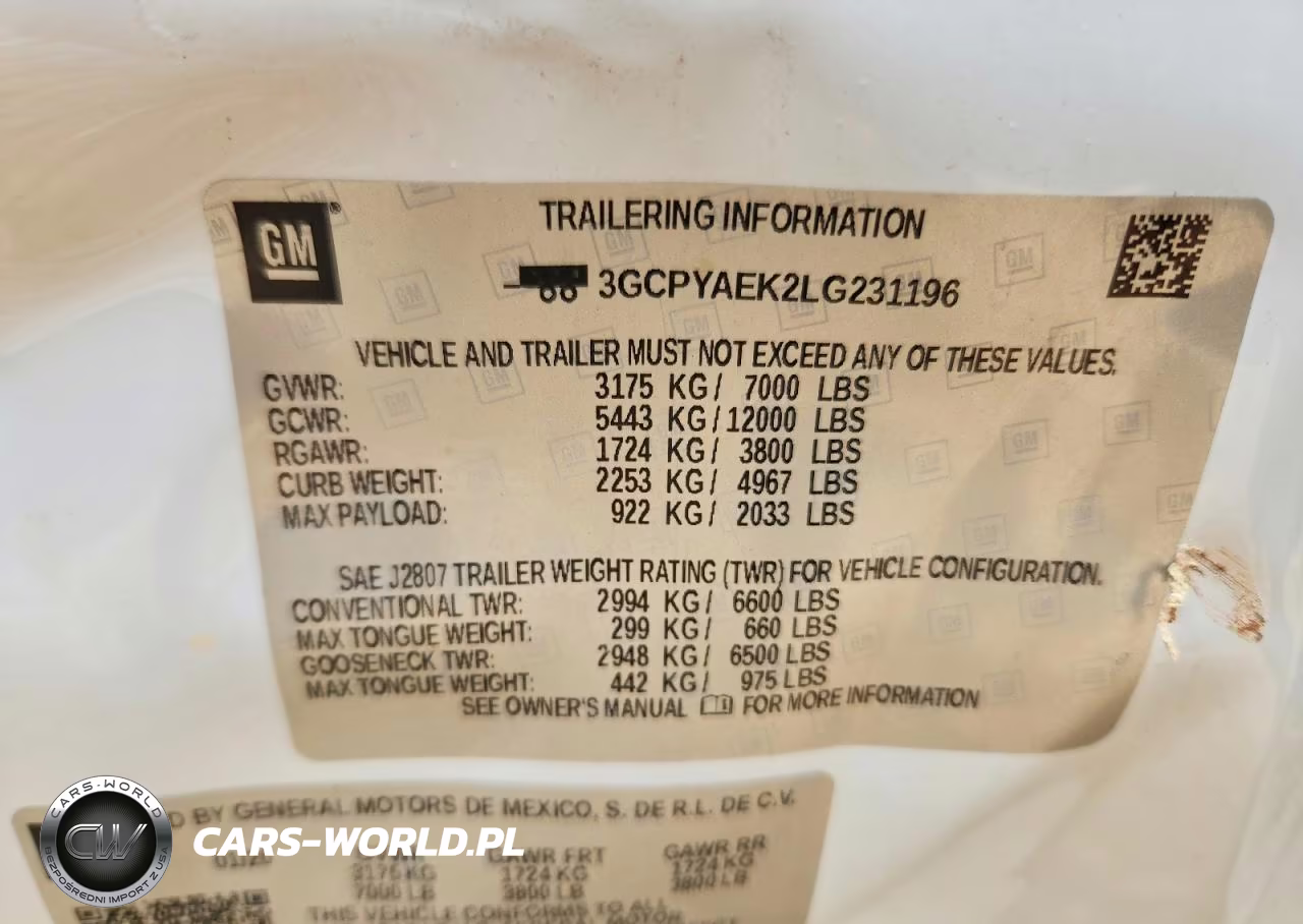2020 Chevrolet 1500 VIN:3GCPYAEK2LG231196 - 13