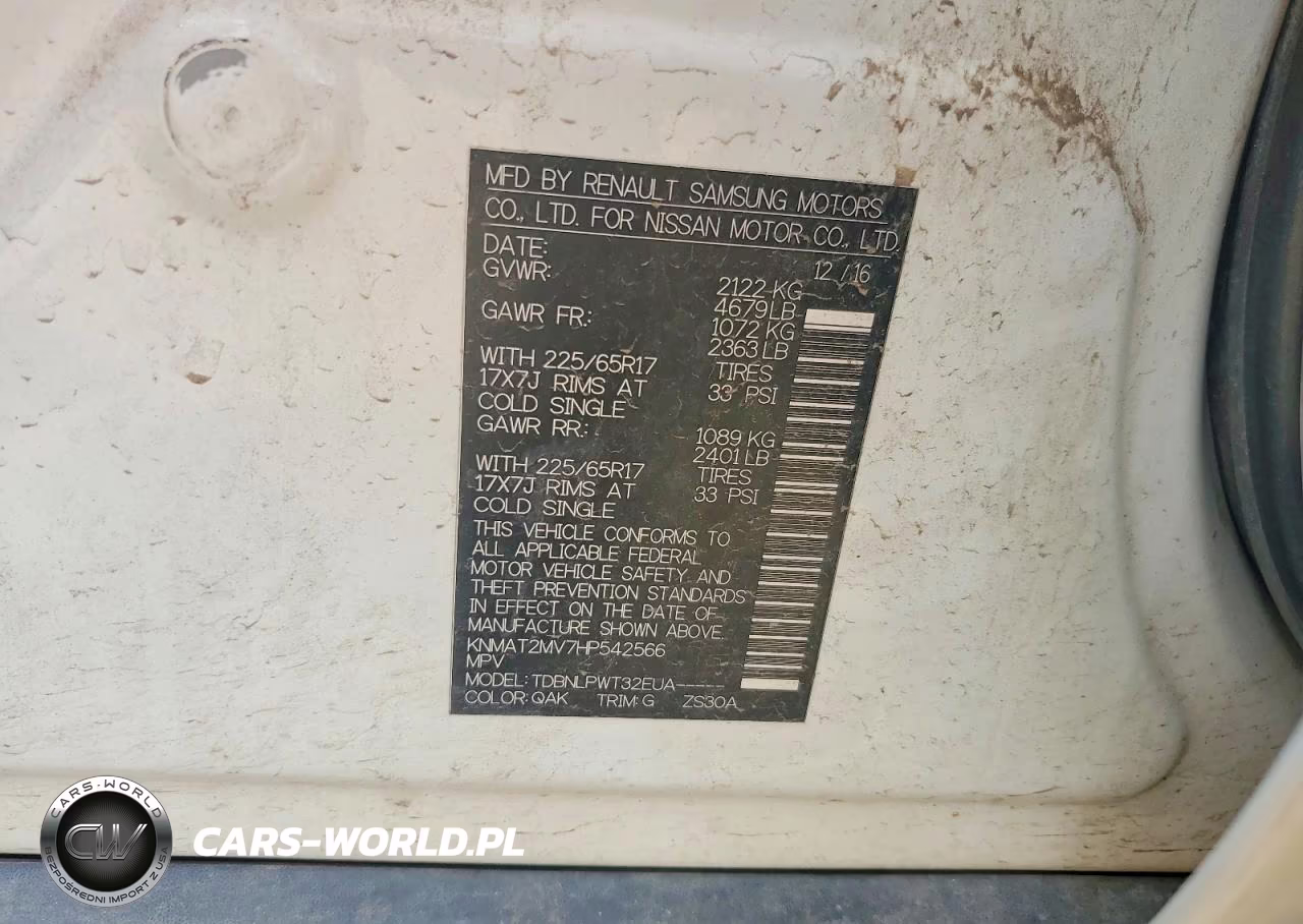 2017 Nissan Rogue S VIN:KNMAT2MV7HP542566 - 12