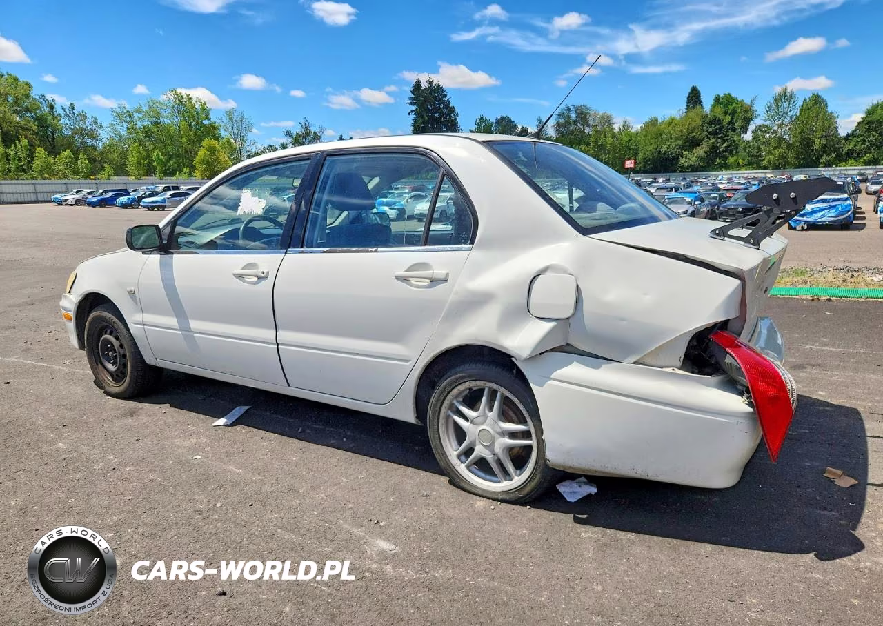 2002 Mitsubishi Lancer Es VIN:JA3AJ26E12U020400 - 2