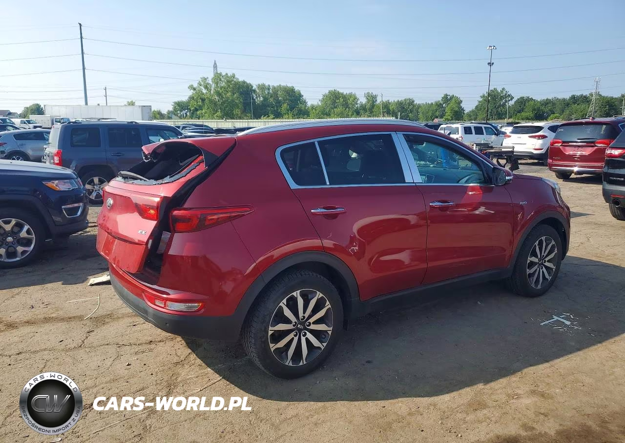 2017 Kia Sportage Ex VIN:KNDPNCAC9H7145325 - 3