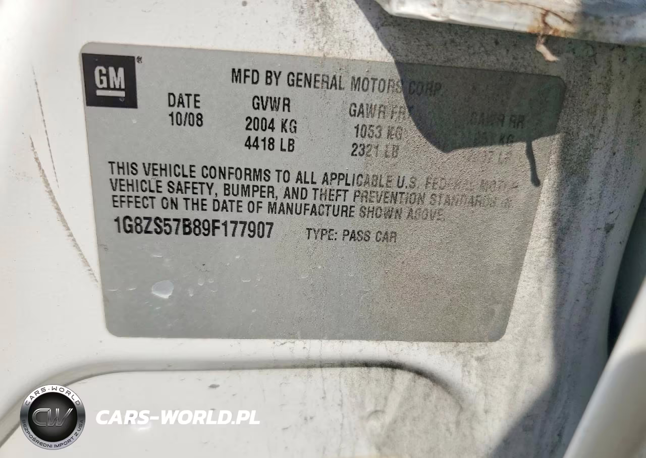 2009 Saturn Ion Xe VIN:1G8ZS57B89F177907 - 13
