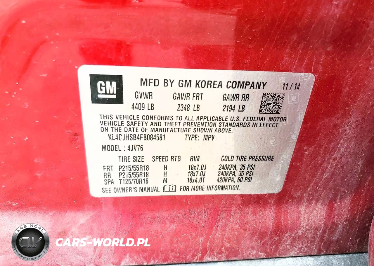 2015 Buick Encore Premium VIN:KL4CJHSB4FB084581 - 13