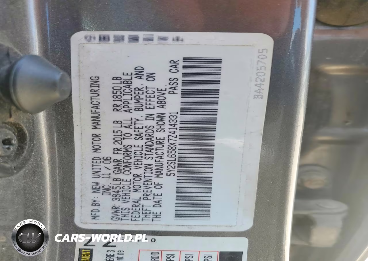 2007 Pontiac Vibe VIN:5Y2SL658X7Z414331 - 14