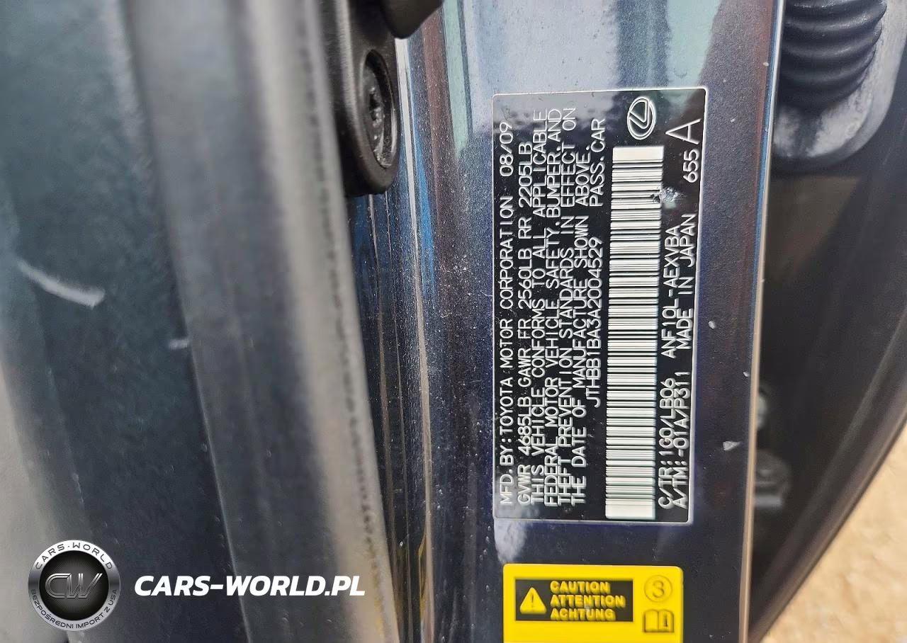 2010 Lexus Hs 250H VIN:JTHBB1BA3A2004529 - 13