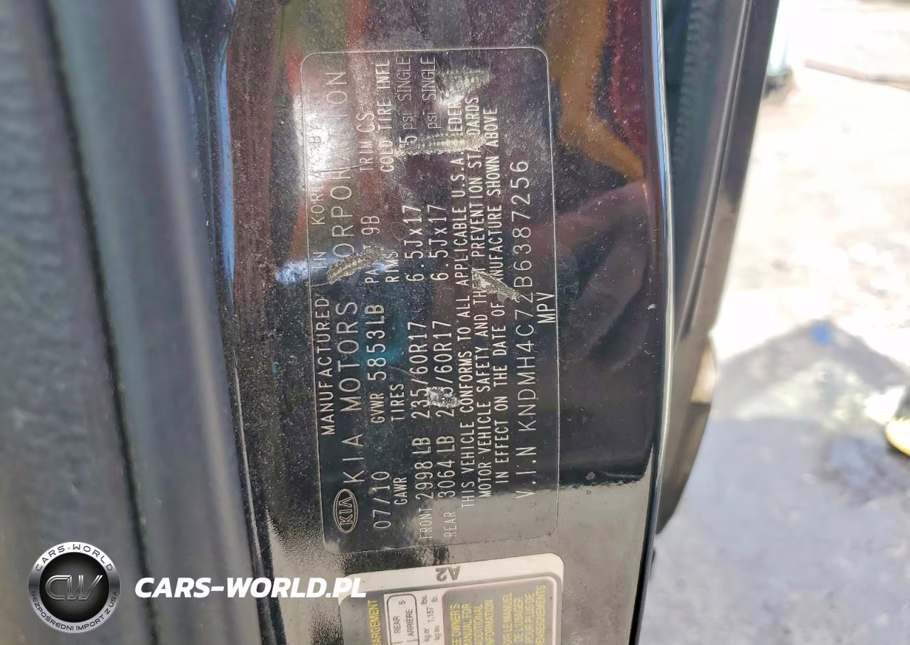 2011 Kia Sedona Ex VIN:KNDMH4C72B6387256 - 13