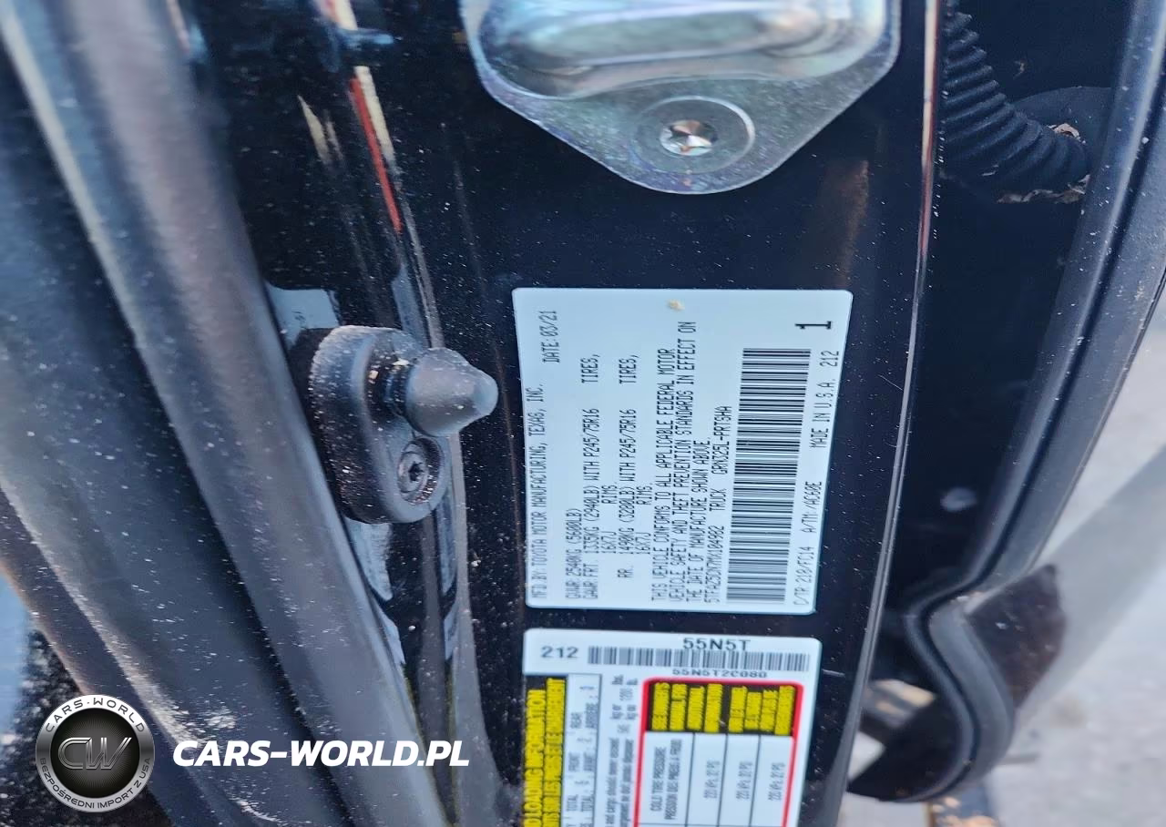 2021 Toyota Tacoma Sr5 V6 VIN:5TFAZ5CN7MX104982 - 12