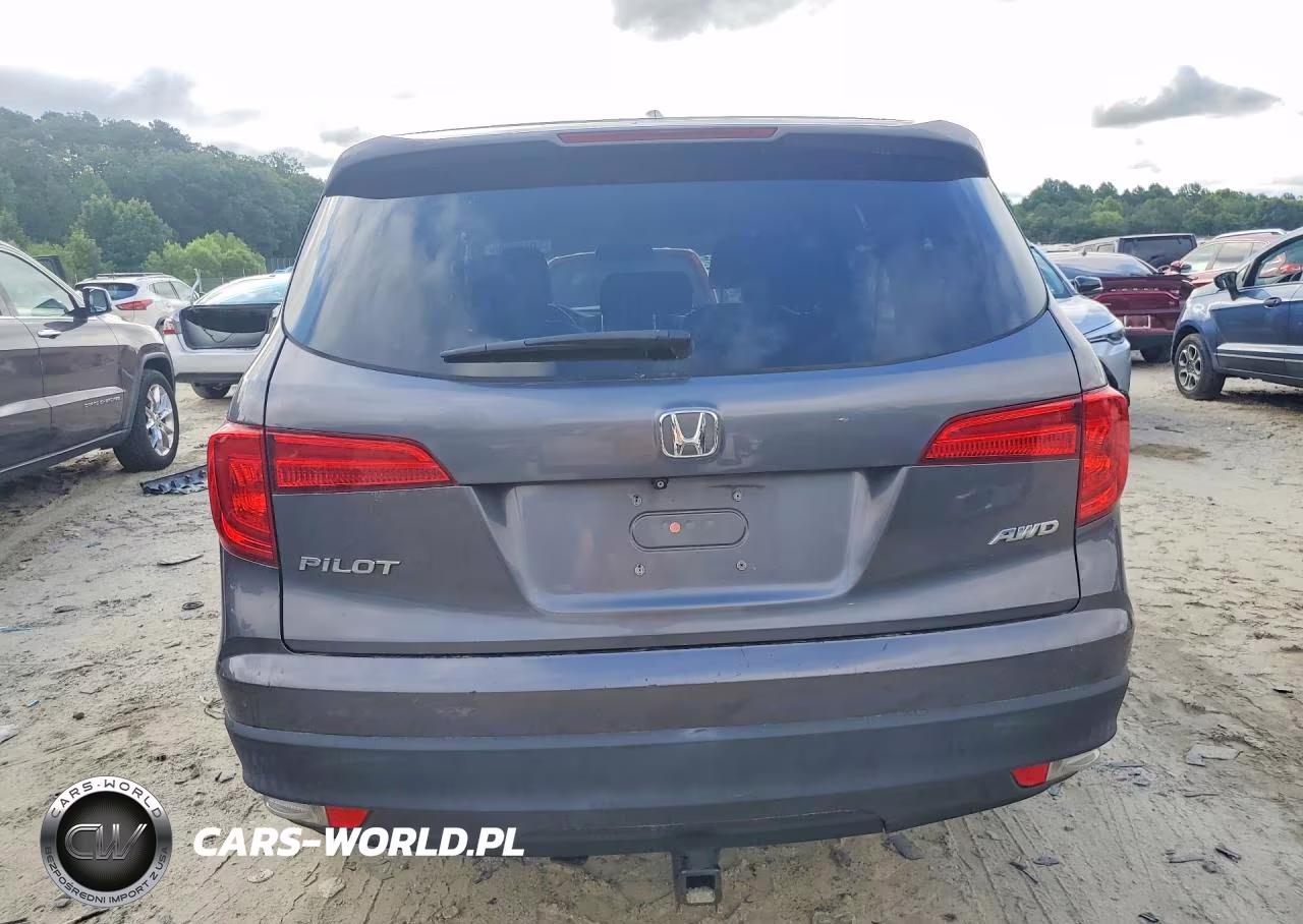 2017 Honda Pilot Exl VIN:5FNYF6H51HB093046 - 6
