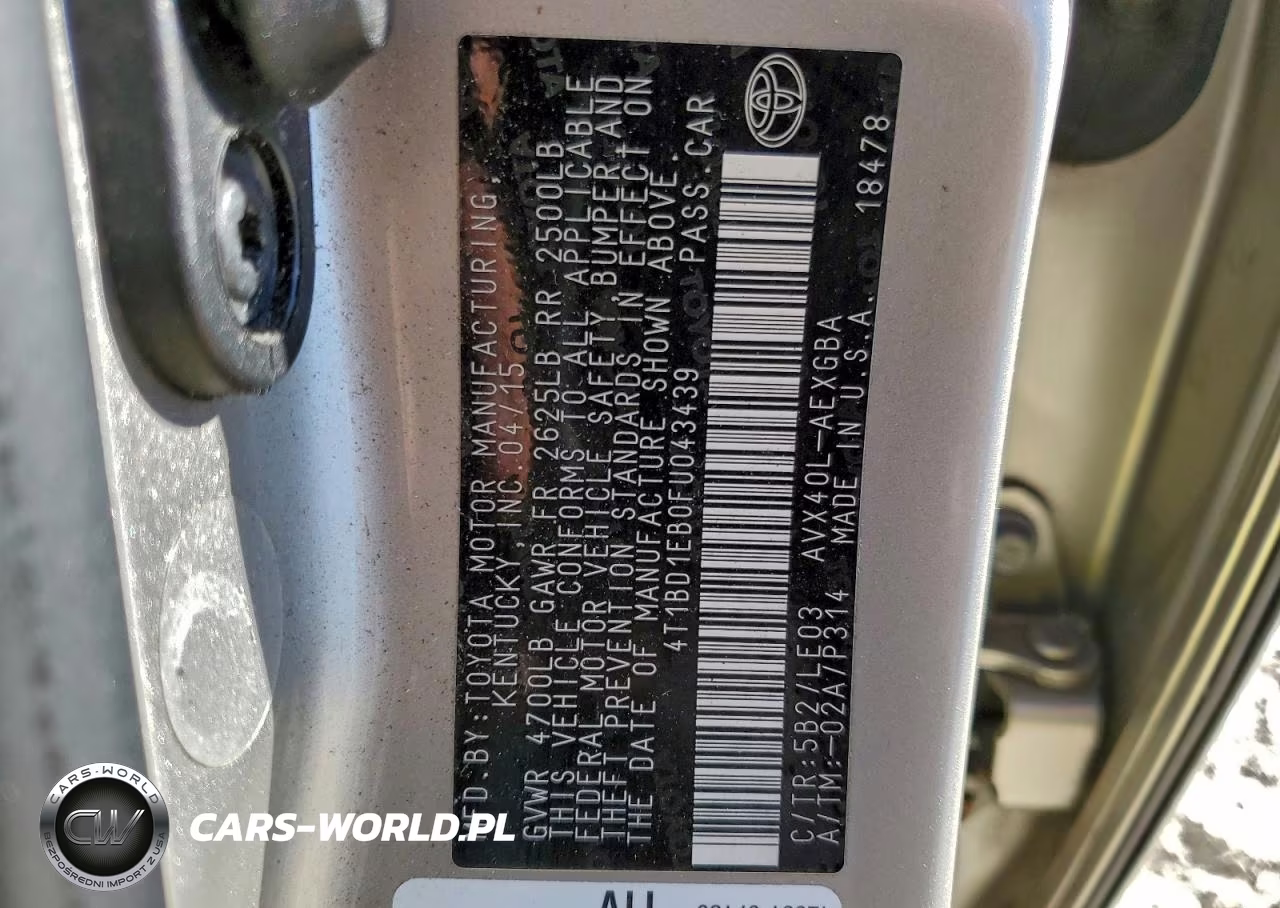 2015 Toyota Avalon Hybrid Xle Touring VIN:4T1BD1EB0FU043439 - 12
