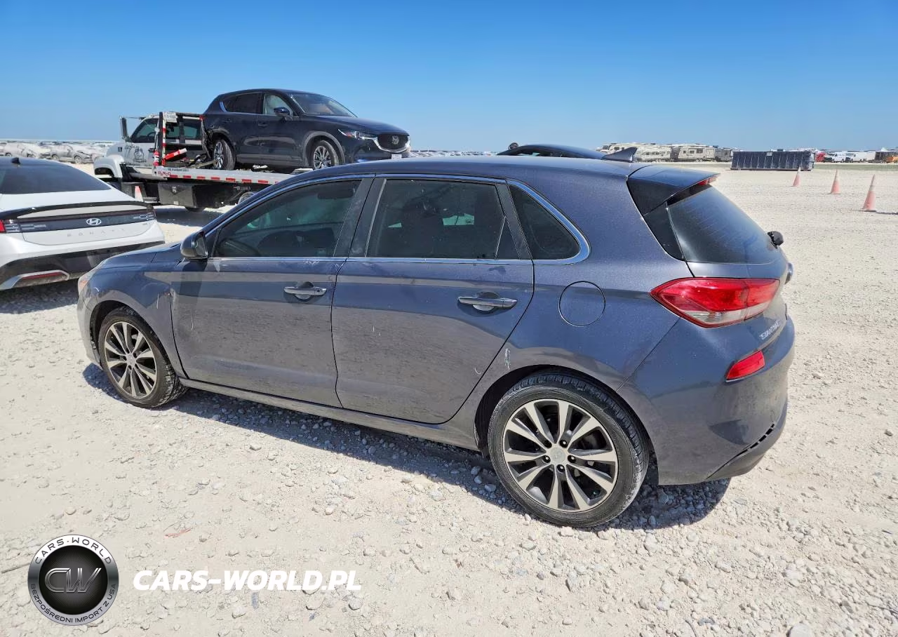 2018 Hyundai Elantra Gt Base VIN:KMHH35LE1JU019242 - 2