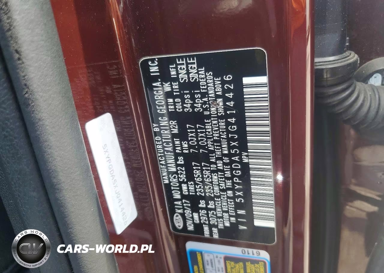 2018 Kia Sorento Lx V6 VIN:5XYPGDA5XJG414426 - 13