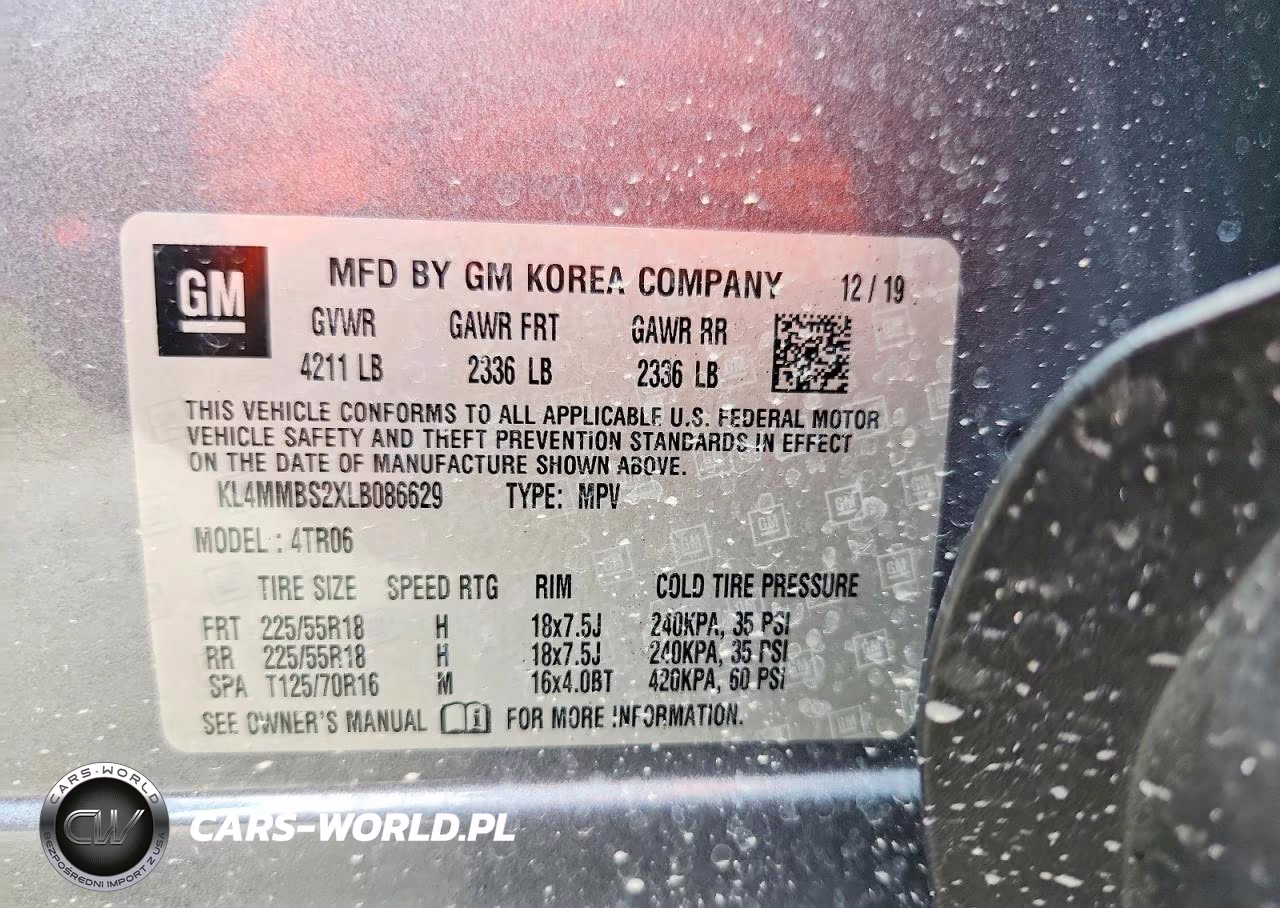 2020 Buick Encore Gx Preferred VIN:KL4MMBS2XLB086629 - 12