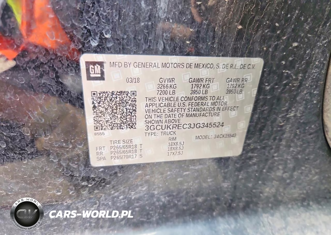 2018 Chevrolet Silverado K1500 Lt VIN:3GCUKREC3JG345524 - 13