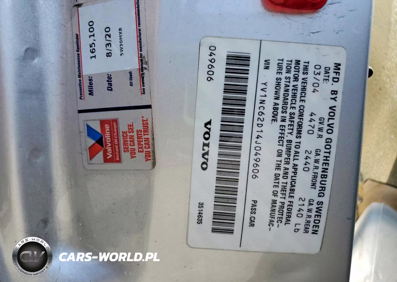 2004 Volvo C70 Hpt VIN:YV1NC62D14J049606 - 12