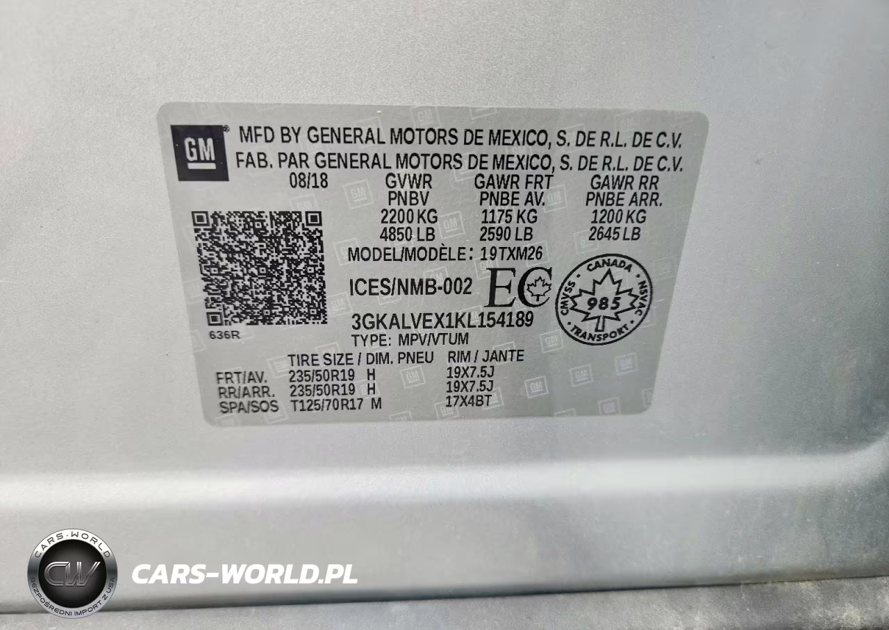 2019 GMC Terrain Slt VIN:3GKALVEX1KL154189 - 13