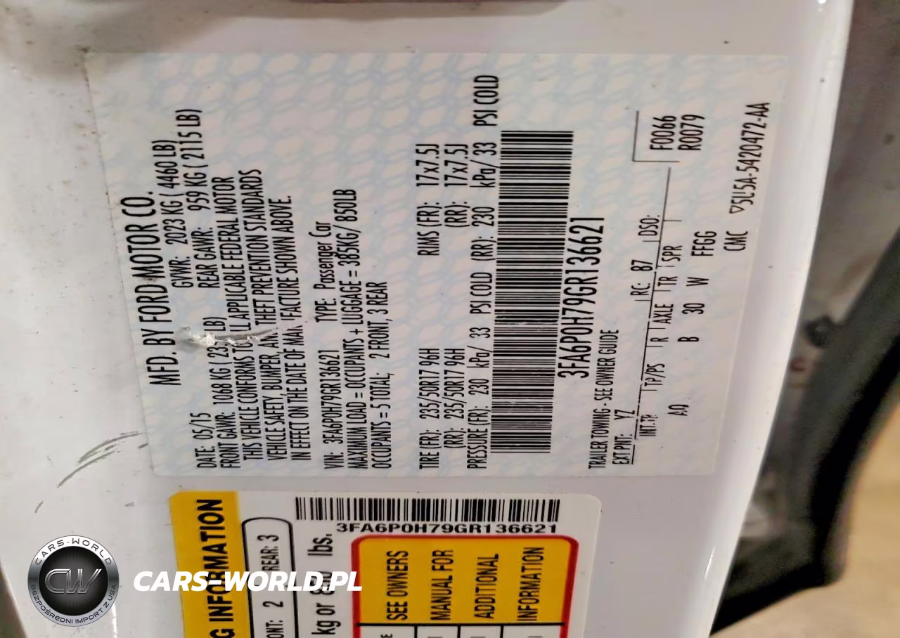 2016 Ford Fusion Se VIN:3FA6P0H79GR136621 - 13