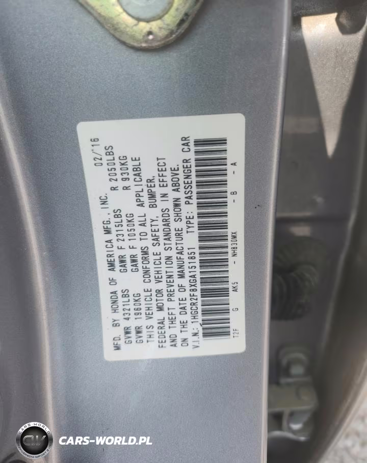 2016 Honda Accord Exl VIN:1HGCR2F8XGA151851 - 13