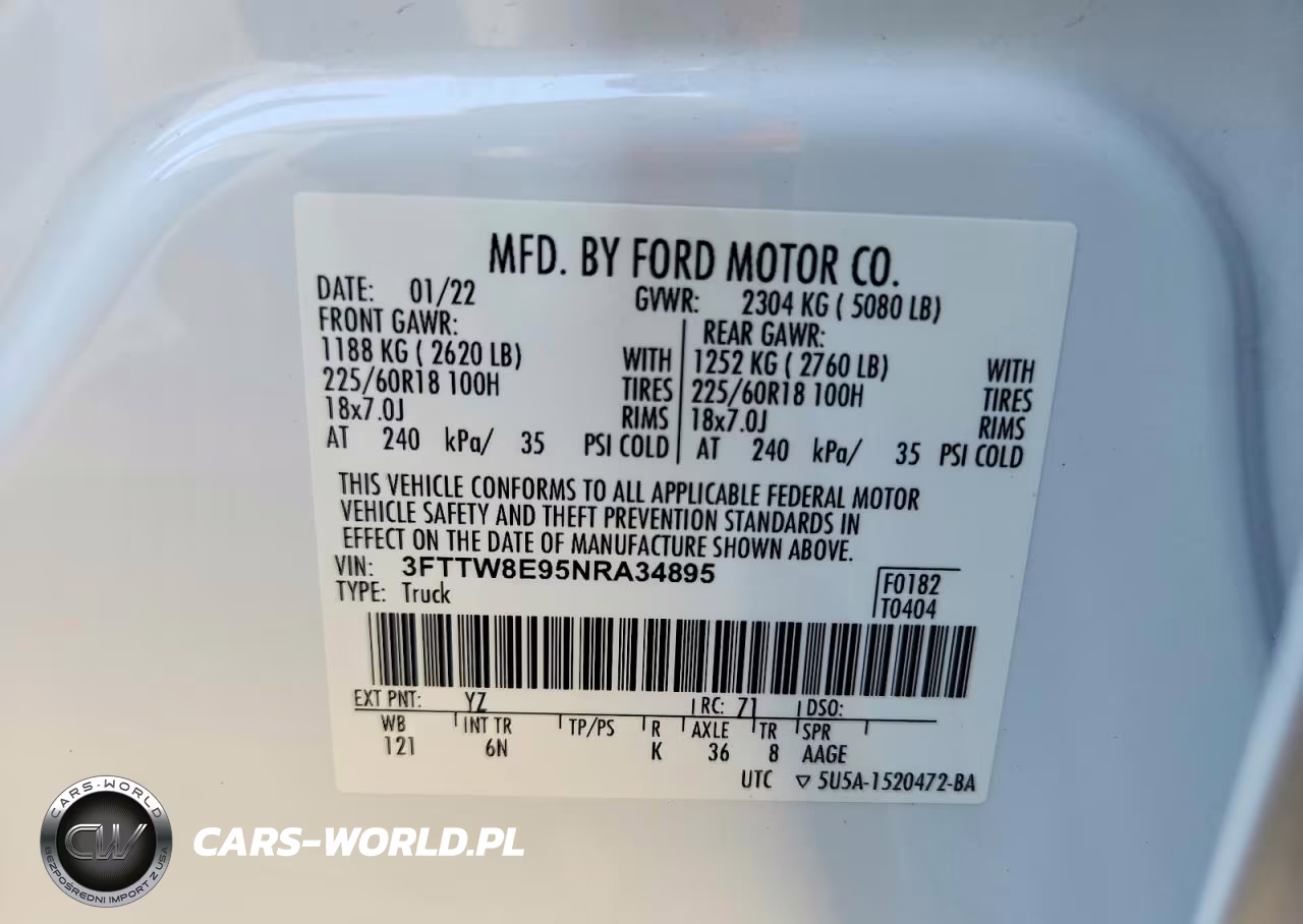 2022 Ford Maverick Xl VIN:3FTTW8E95NRA34895 - 12