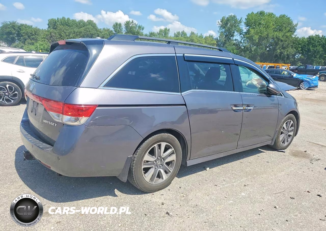 2015 Honda Odyssey Touring-Touring Elite VIN:5FNRL5H90FB507554 - 3