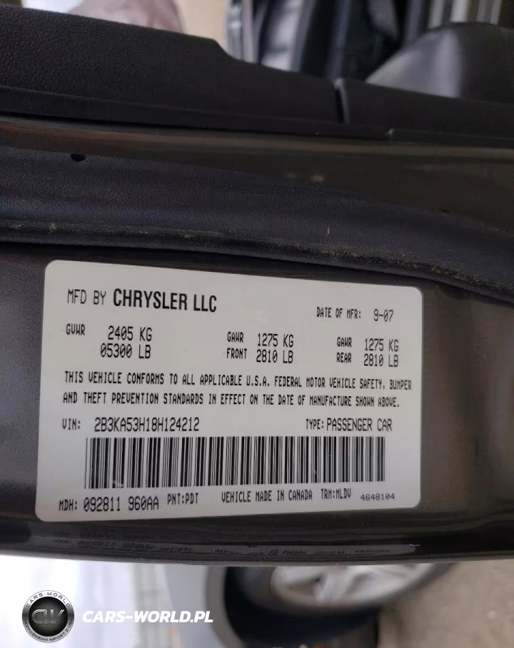 2008 Dodge Charger R-T VIN:2B3KA53H18H124212 - 10