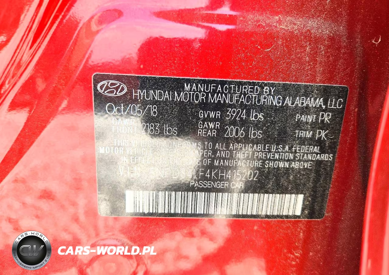 2019 Hyundai Elantra Sel VIN:5NPD84LF4KH415202 - 12