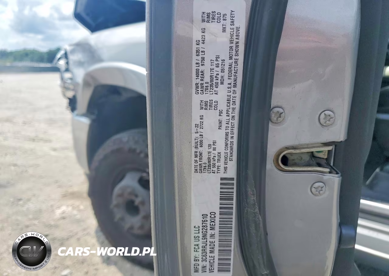 2022 Ram 3500 Laramie VIN:3C63RRJL9NG287610 - 12