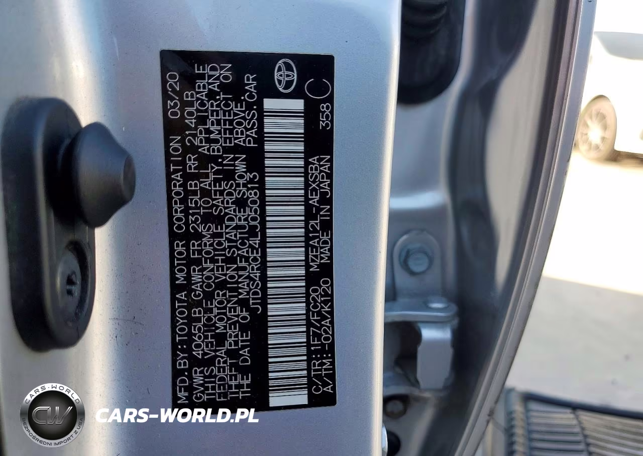 2020 Toyota Corolla Se VIN:JTDS4RCE4LJ050813 - 12