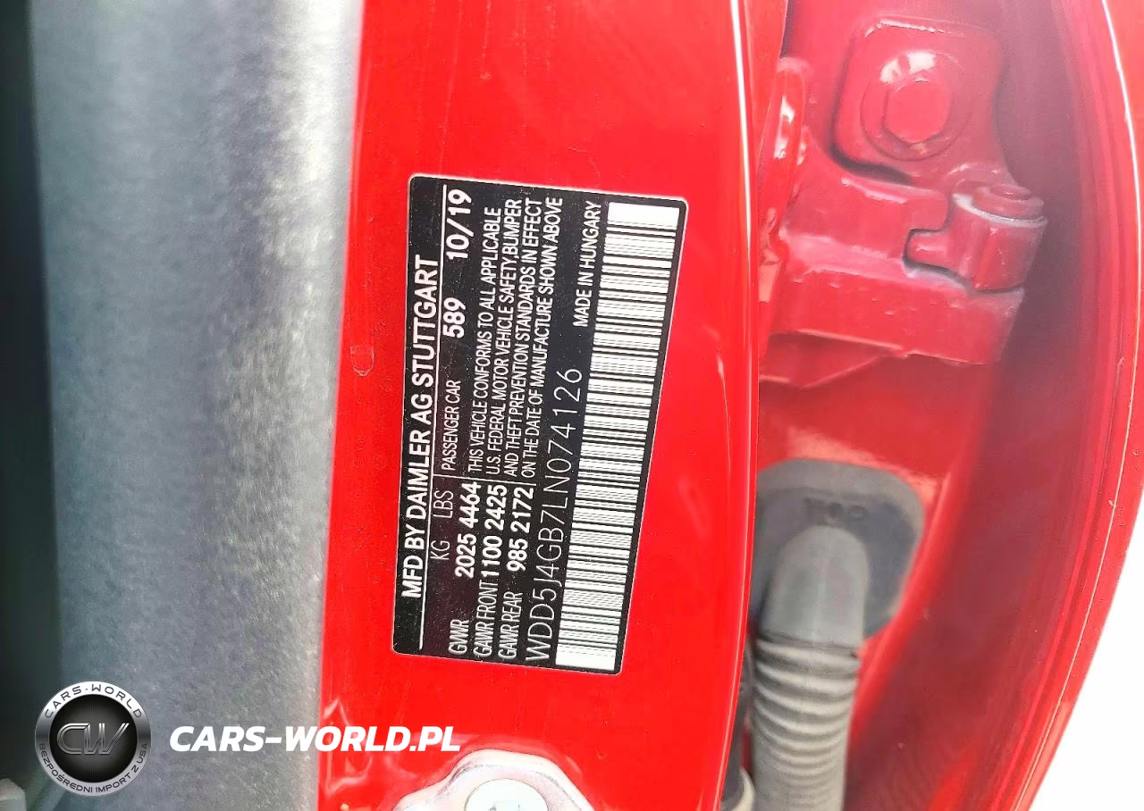 2020 Mercedes-Benz Cla 250 VIN:WDD5J4GB7LN074126 - 12