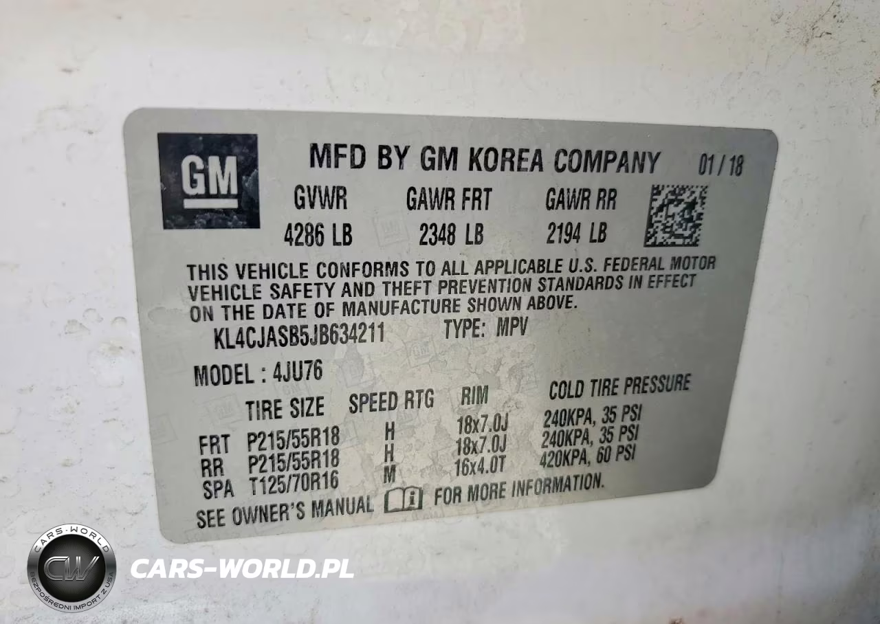 2018 Buick Encore Preferred VIN:KL4CJASB5JB634211 - 13