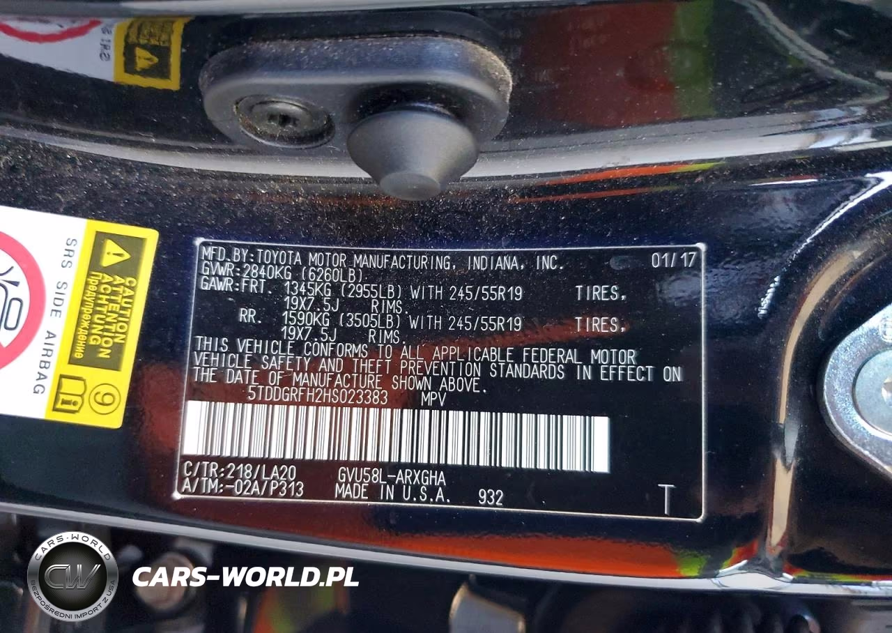 2017 Toyota Highlander Hybrid Limited Platinum VIN:5TDDGRFH2HS023383 - 14