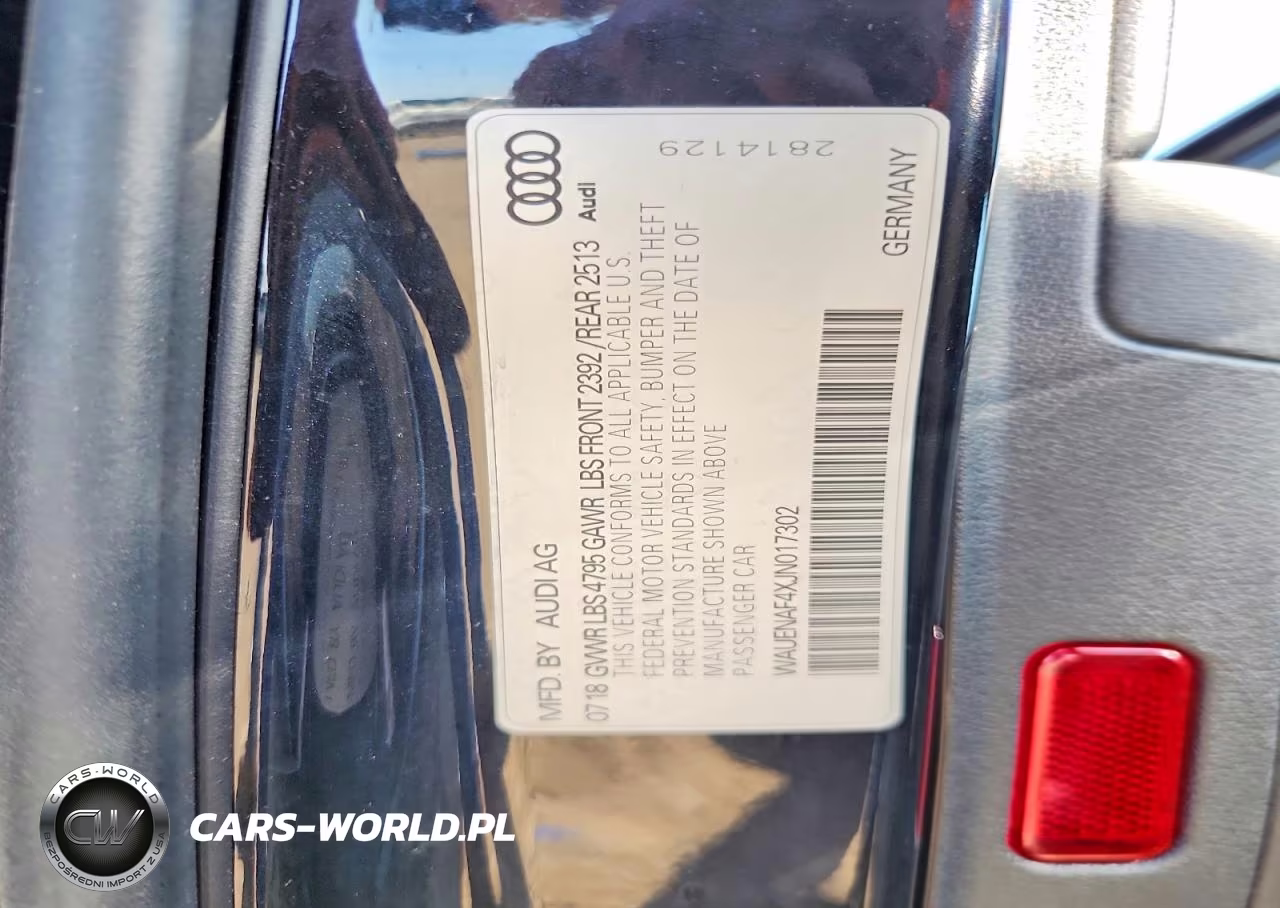 2018 Audi A4 Premium Plus VIN:WAUENAF4XJN017302 - 13