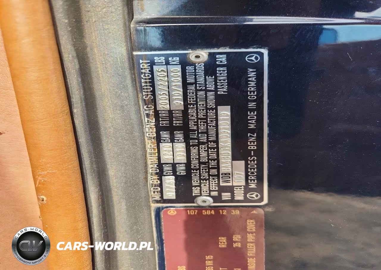 1989 Mercedes-Benz 560 Sl VIN:WDBBA48D1KA091019 - 12
