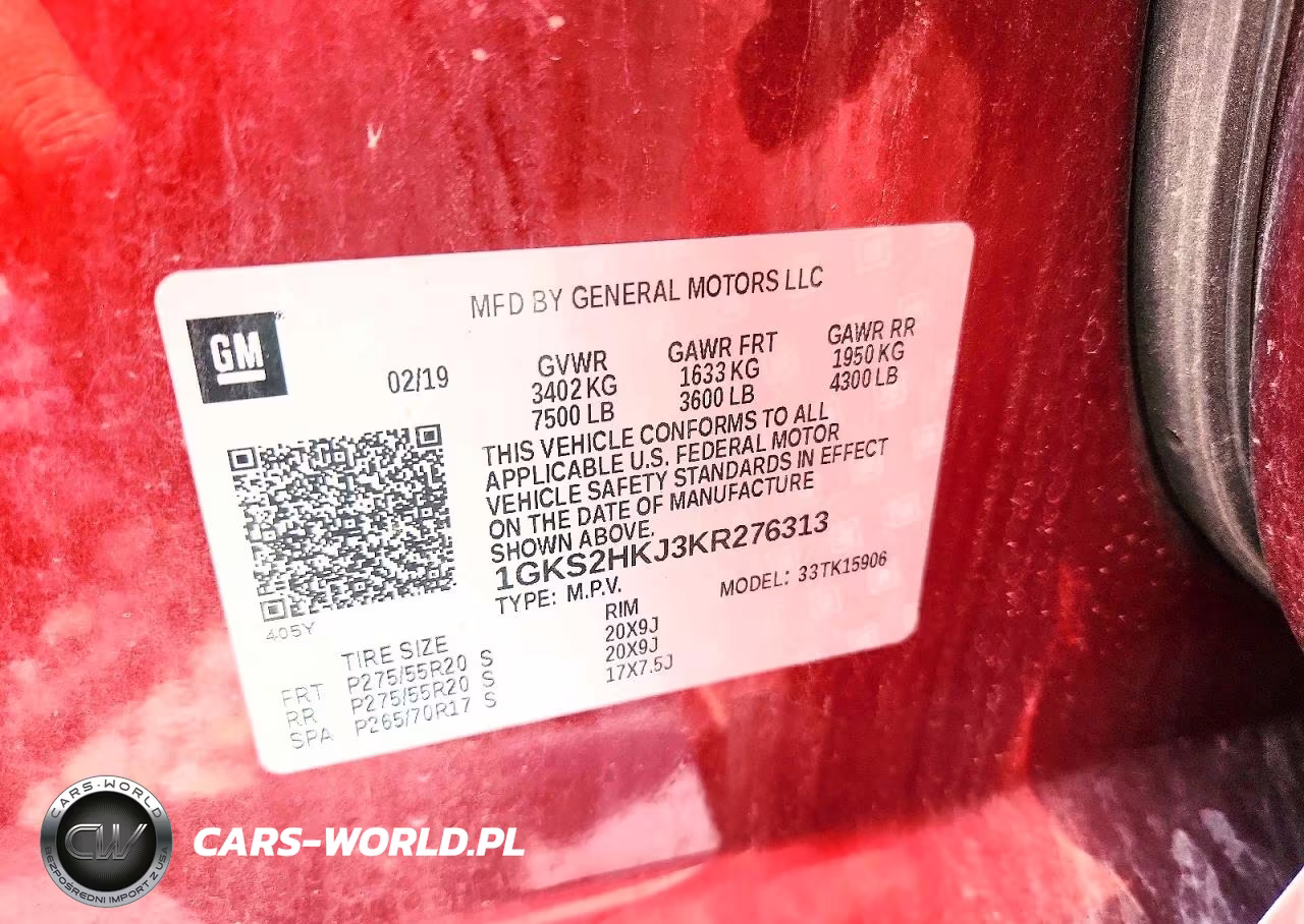 2019 GMC Yukon Xl Denali VIN:1GKS2HKJ3KR276313 - 12