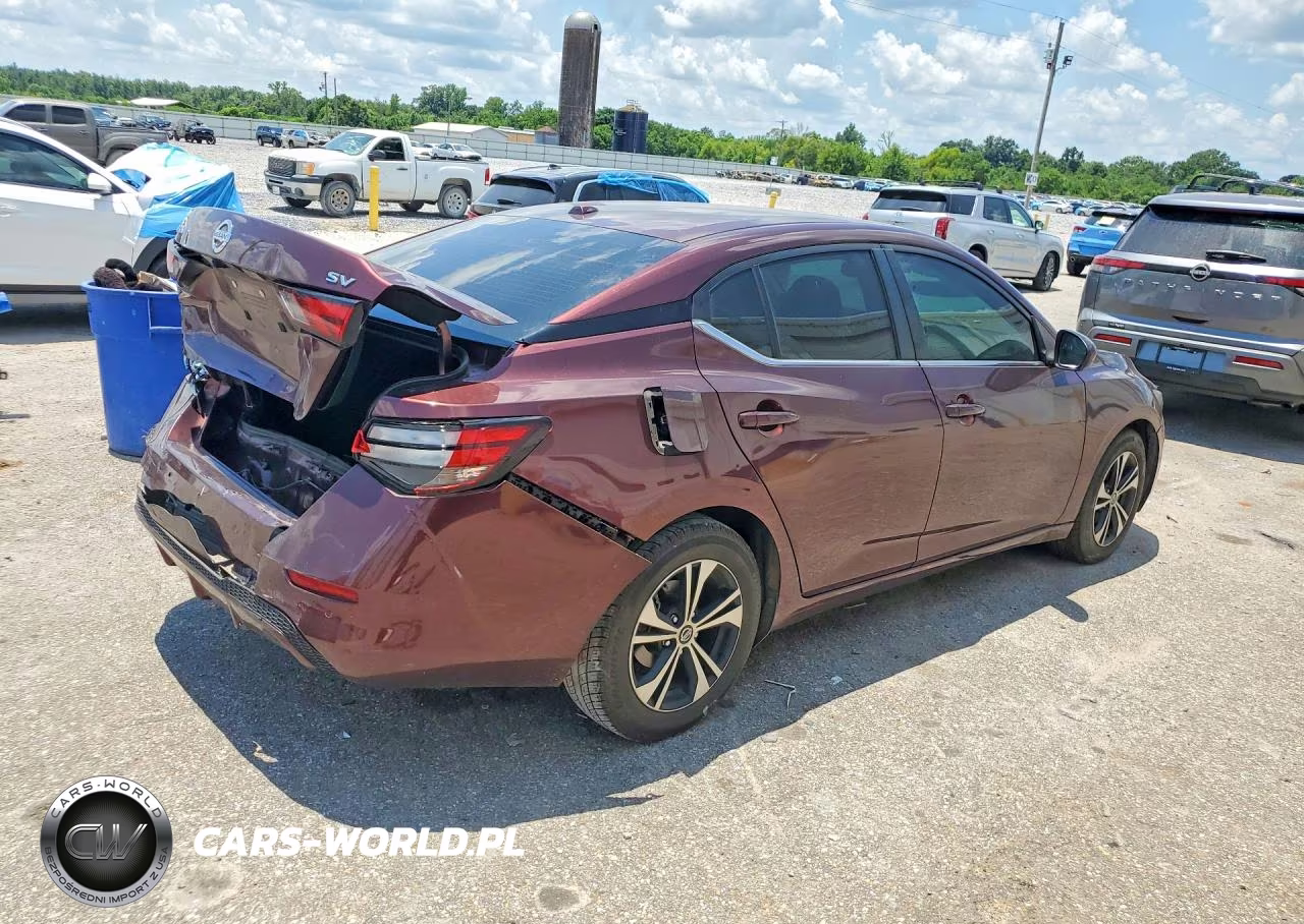 2022 Nissan Sentra Sv VIN:3N1AB8CV7NY296980 - 3