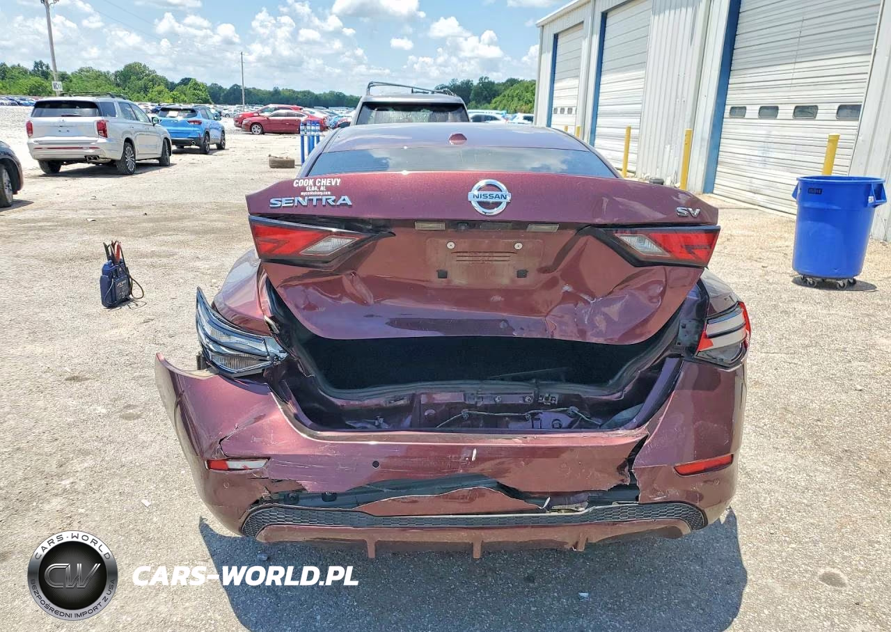 2022 Nissan Sentra Sv VIN:3N1AB8CV7NY296980 - 6