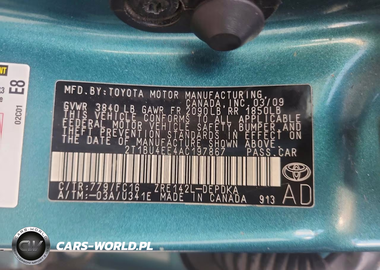 2010 Toyota Corolla Le VIN:2T1BU4EE4AC197867 - 12