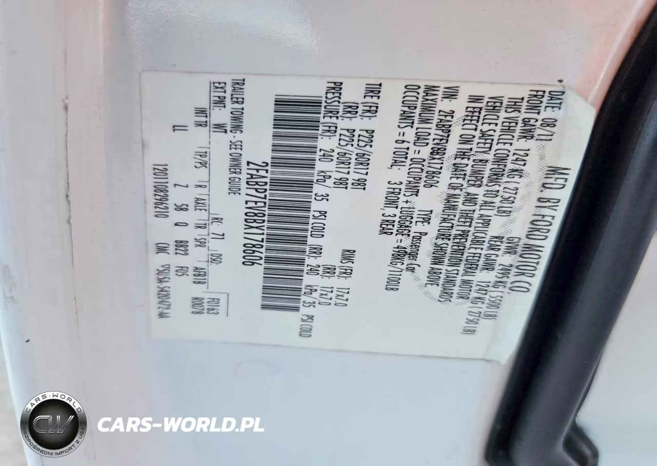 2011 Ford Crown Victoria Lx VIN:2FABP7EV8BX178606 - 12