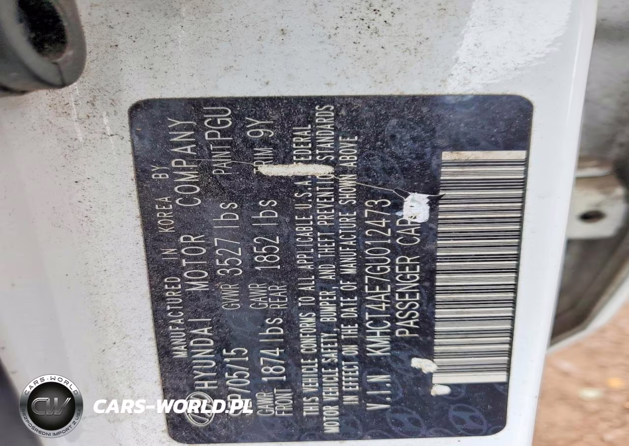 2016 Hyundai Accent Se VIN:KMHCT4AE7GU012473 - 12