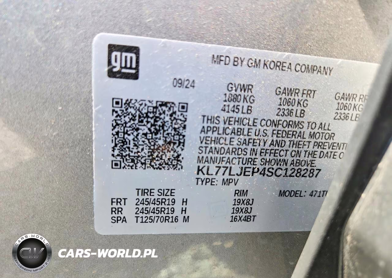 2025 Chevrolet Trax 2Rs VIN:KL77LJEP4SC128287 - 13