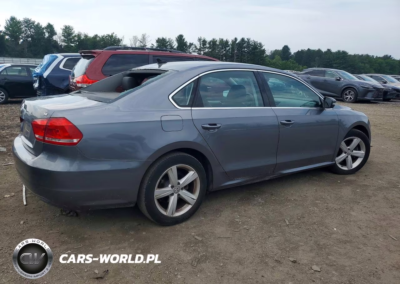 2013 Volkswagen Passat Se VIN:1VWBP7A31DC061848 - 3
