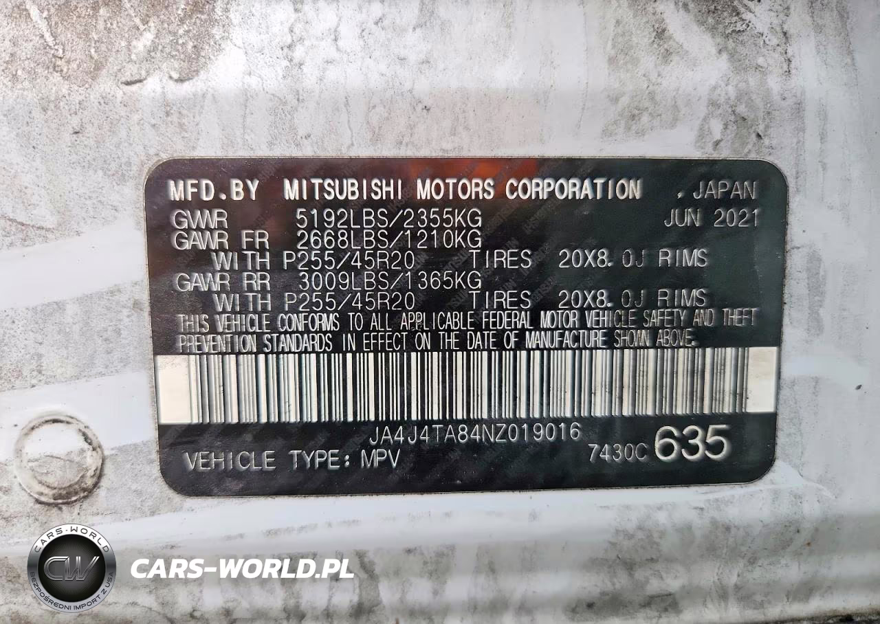 2022 Mitsubishi Outlander Es VIN:JA4J4TA84NZ019016 - 13