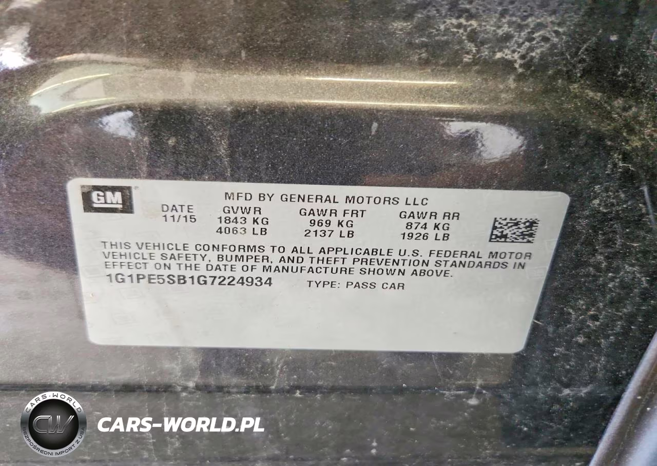 2016 Chevrolet Cruze Limited Lt VIN:1G1PE5SB1G7224934 - 12