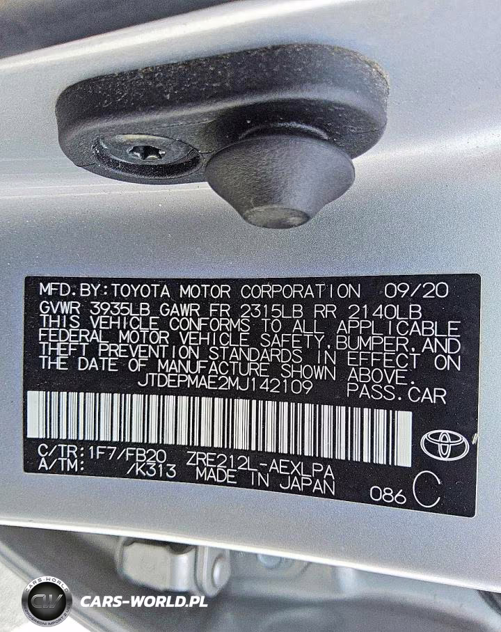 2021 Toyota Corolla Le VIN:JTDEPMAE2MJ142109 - 12