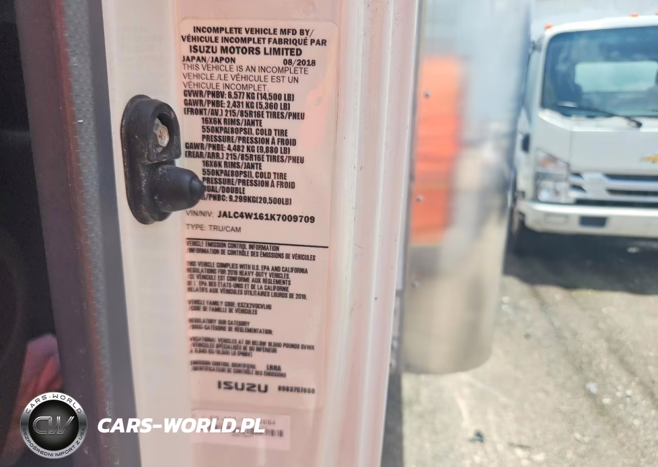 2019 Isuzu Npr Hd VIN:JALC4W161K7009709 - 13