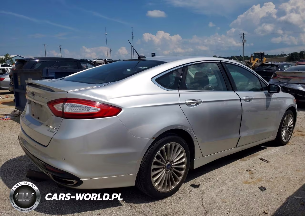 2014 Ford Fusion Titanium VIN:3FA6P0K99ER270651 - 3